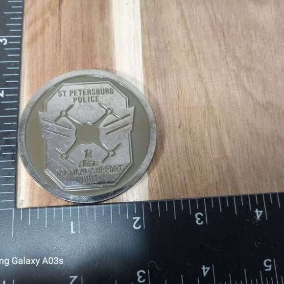 St. Petersburg Police Tactical Support Unit / SWAT Challenge Coin